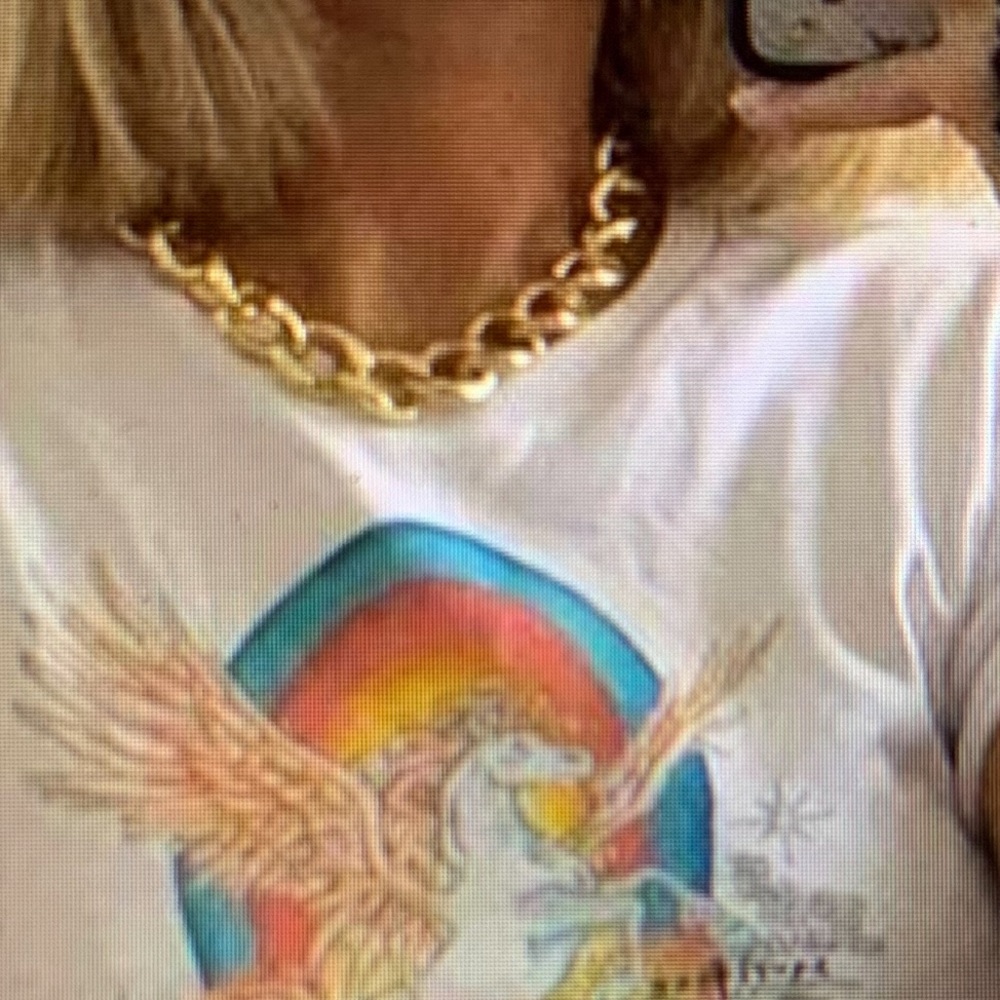 Chucky Gold and Silver Chain Necklace - Picture 10 of 10